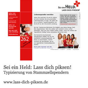 Sei ein Held: Lass dich piksen!