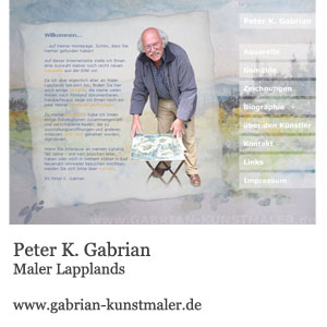 Peter K. Gabrian, Maler Lapplands