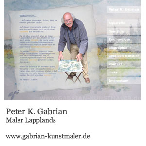 Peter K. Gabrian, Maler Lapplands
